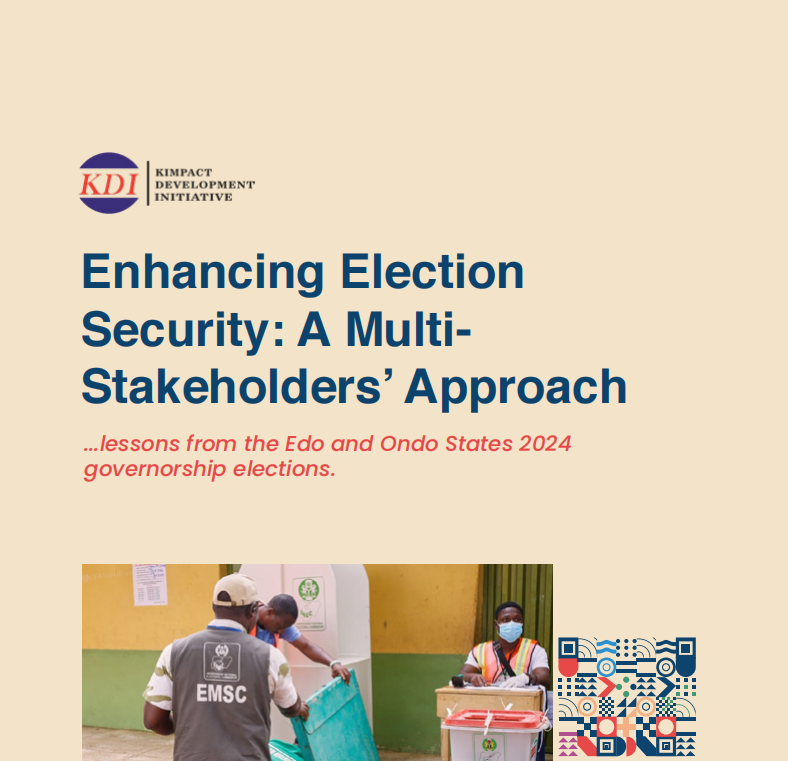 Enhancing Election 
Security: A Multi-Stakeholders’ Approach